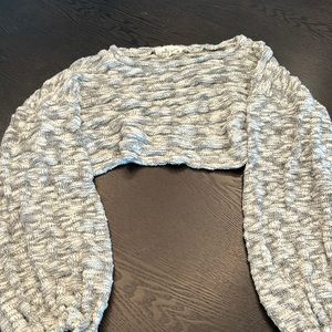 Molly green  textured long sleeve top